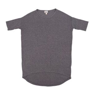 NWT LuLaRoe Purple Irma Short Sleeve High Low Shirt Size XXS Women's